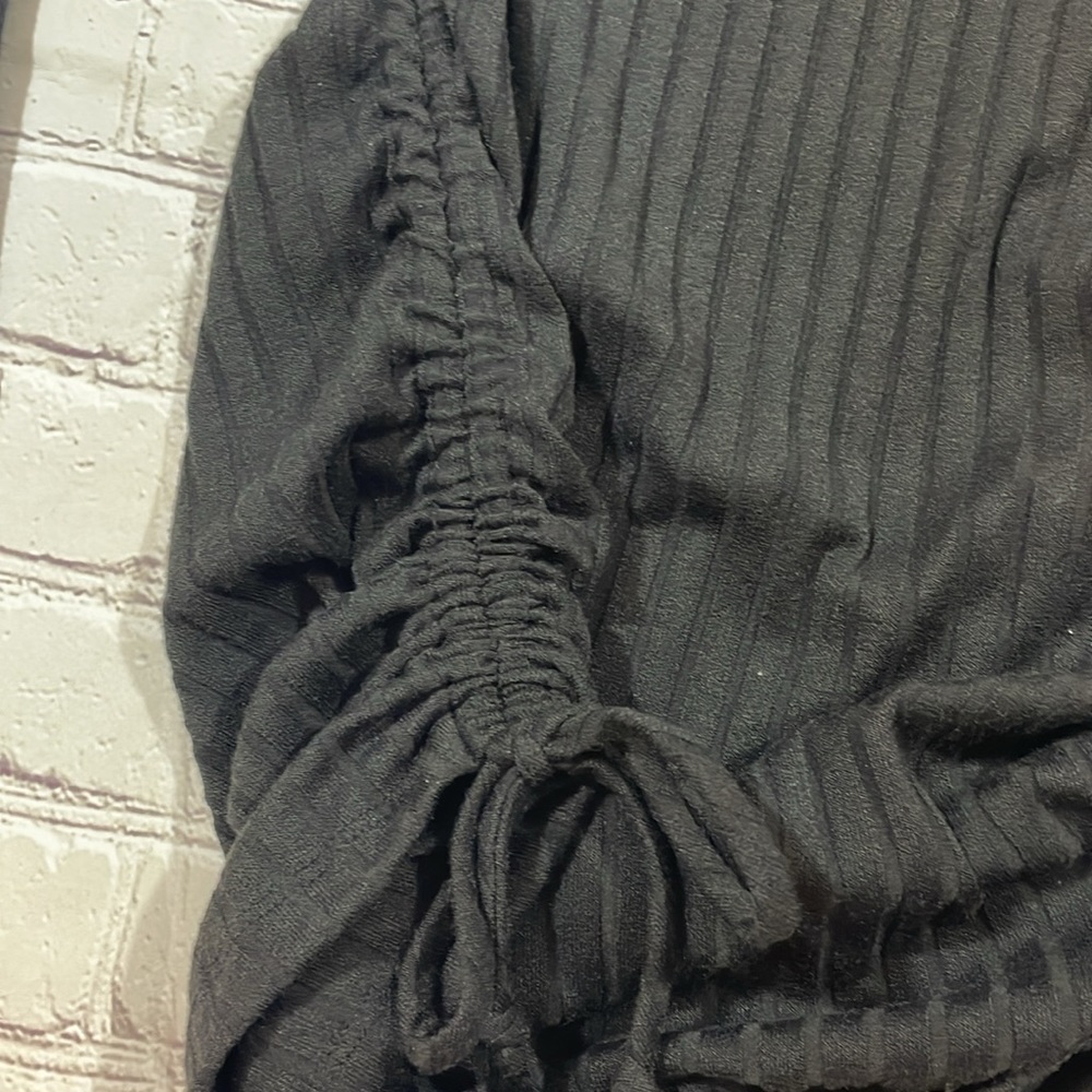 Altar’d State Black Ribbed Body-Con Dress - Picture 6 of 8